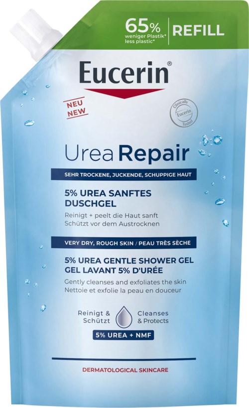 Eucerin UreaRepair 5% Urea Gentle Shower Gel Refill 400 ml