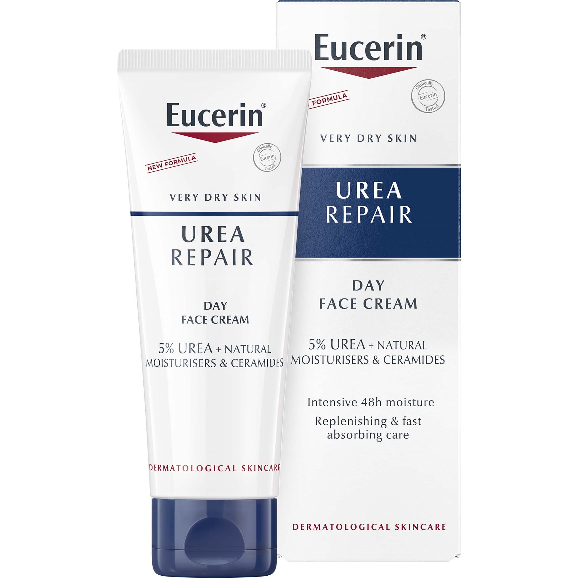 Eucerin UreaRepair Day Face Cream 5% Urea 50 ml billede