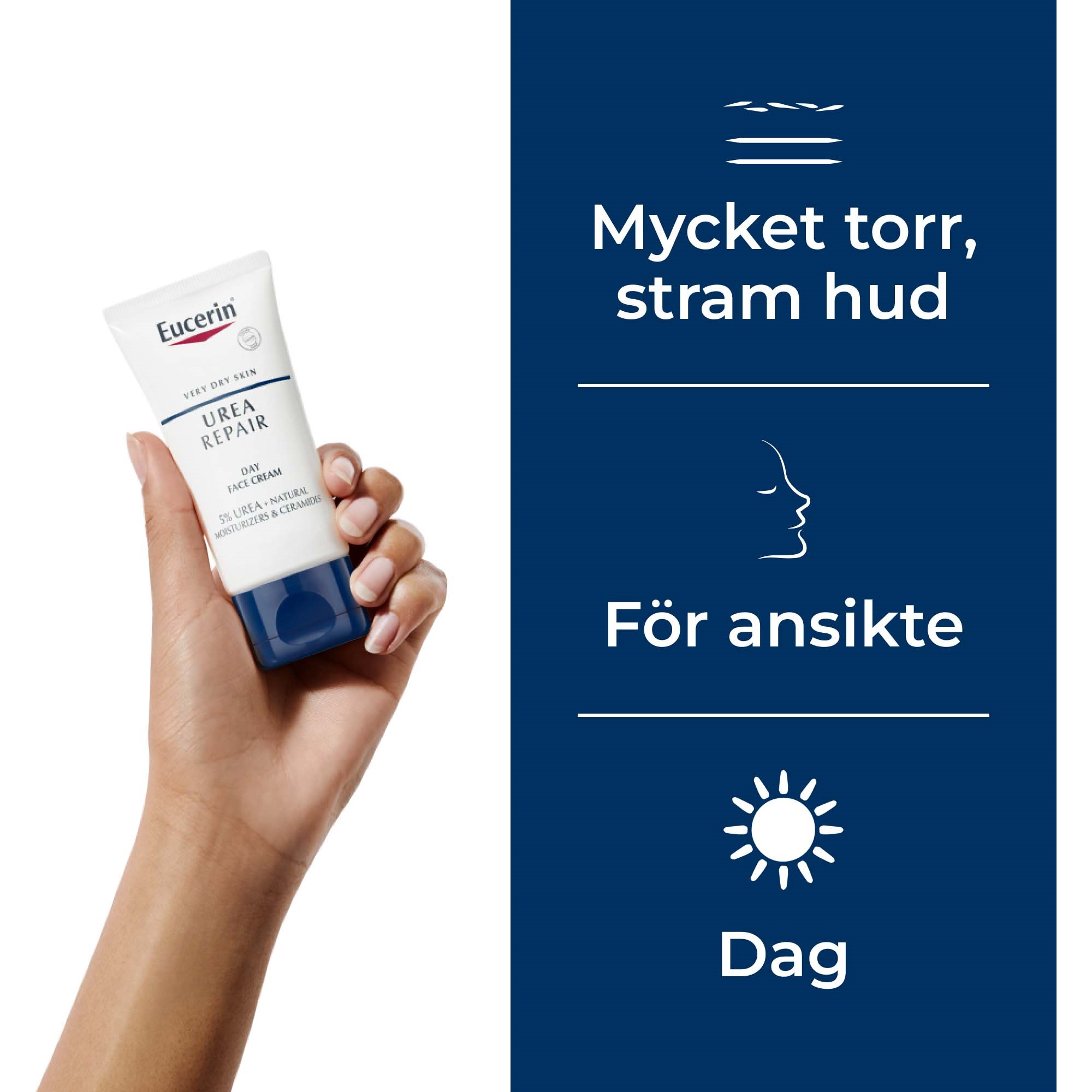 Eucerin UreaRepair Day Face Cream 5% Urea 50 ml (obrázok 4)