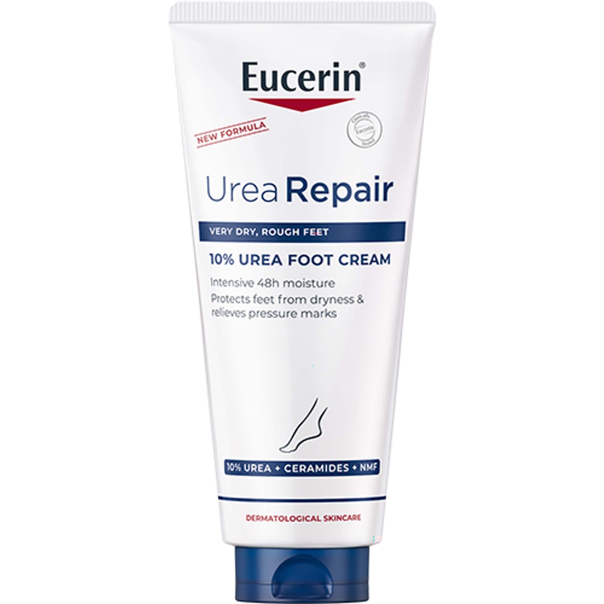 Eucerin Urea Repair Plus Foot Cream For Very Dry Rough Skin 100ml