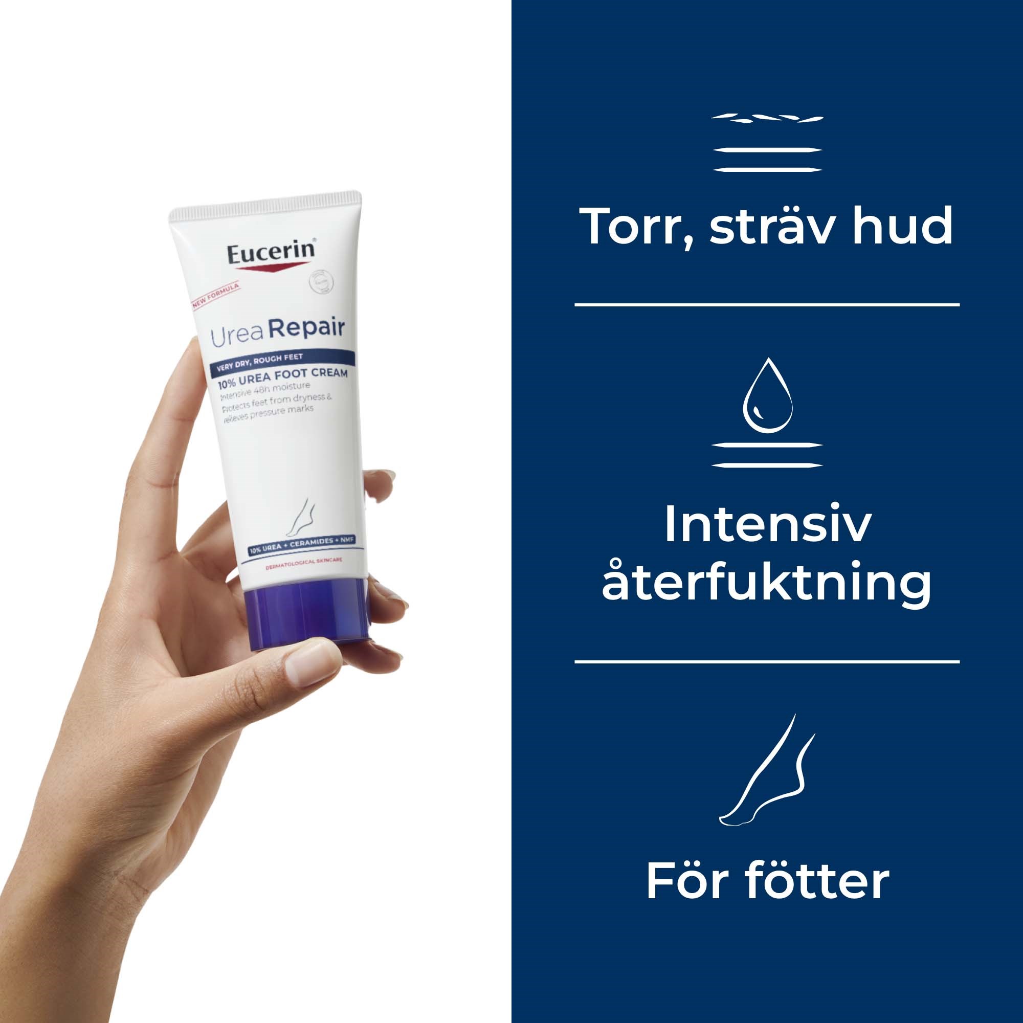 Eucerin UreaRepair Plus 10% Urea Foot Cream 100 ml (obrázok 3)