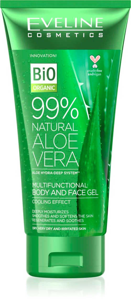 Eveline Cosmetics 99% Natural Aloe Vera Body&Face Gel  100 ml