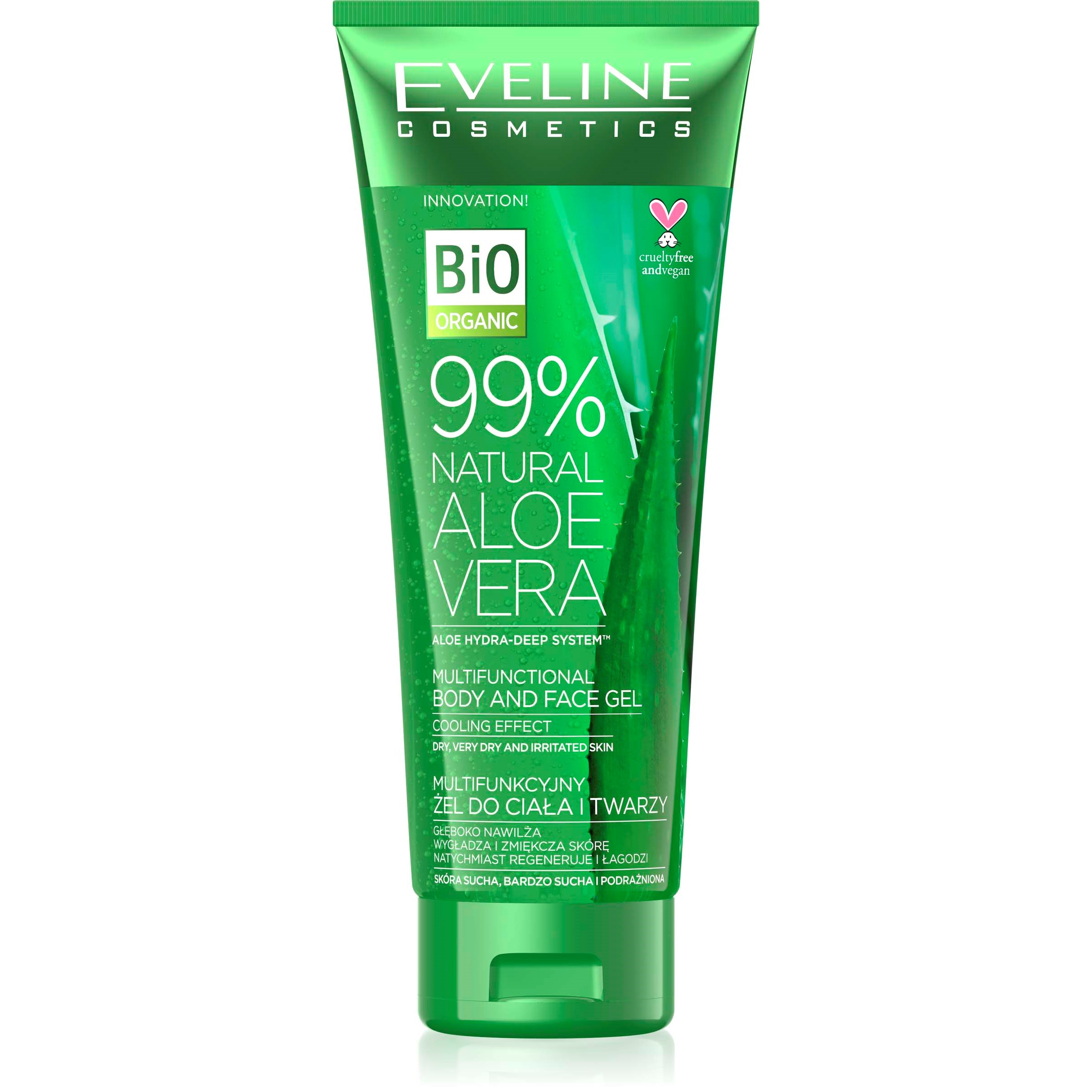 Bilde av Eveline Cosmetics 99% Natural Aloe Vera Body&face Gel 250 Ml