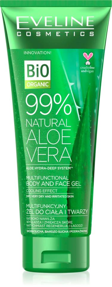 Eveline Cosmetics 99% Natural Aloe Vera Body&Face Gel 250ml