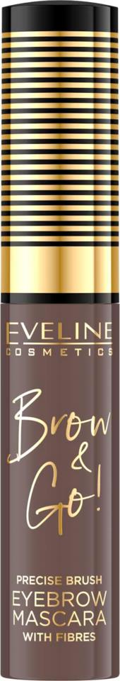 Eveline Cosmetics Brow & Go Eyebrow Mascara No. 1 Light 6ml