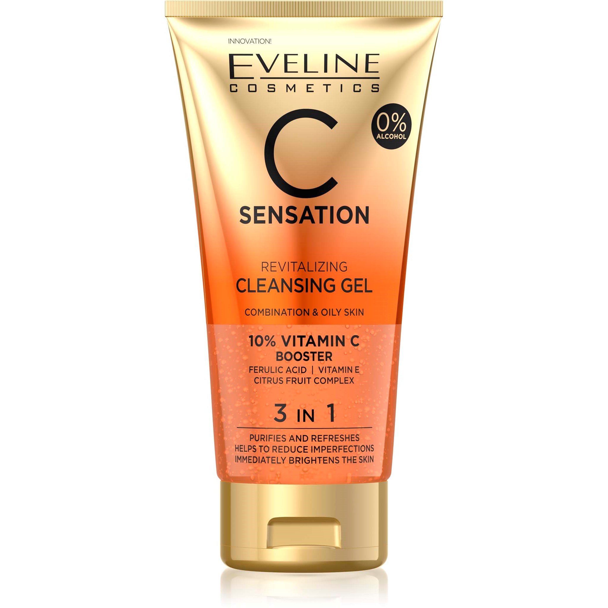 Läs mer om Eveline Cosmetics C Sensation Cleansing Wash Gel 3in1 150 ml