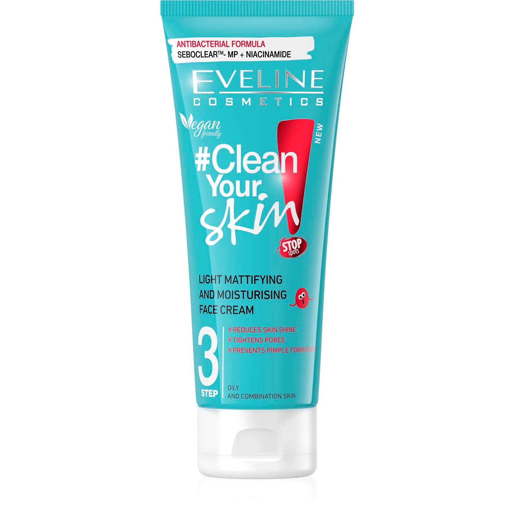 Läs mer om Eveline Cosmetics Clean Your Skin Light Mattifying&Moisturising Face C