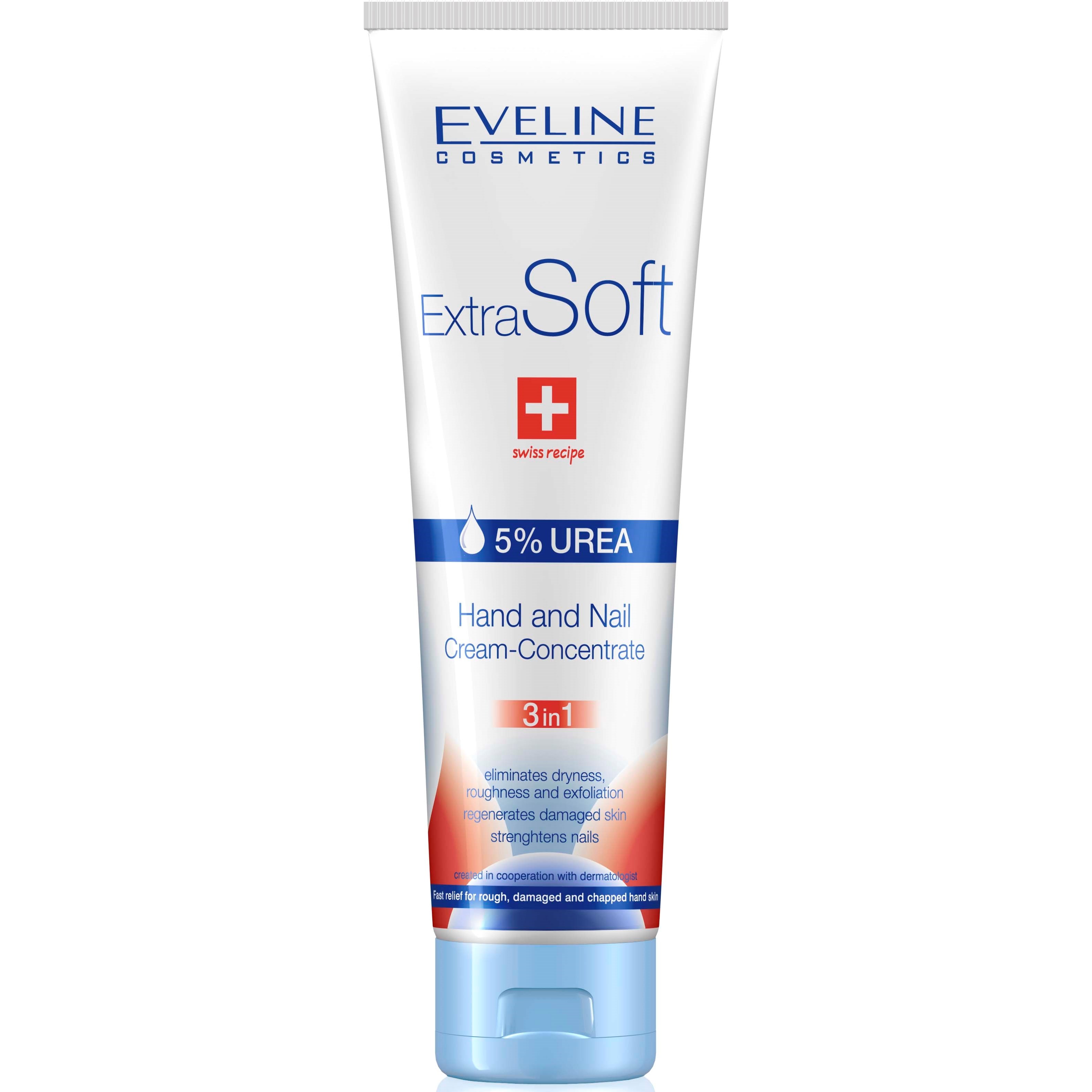 Läs mer om Eveline Cosmetics Extra Soft Hand And Nail Cream-Concentrate 3 In 1 1