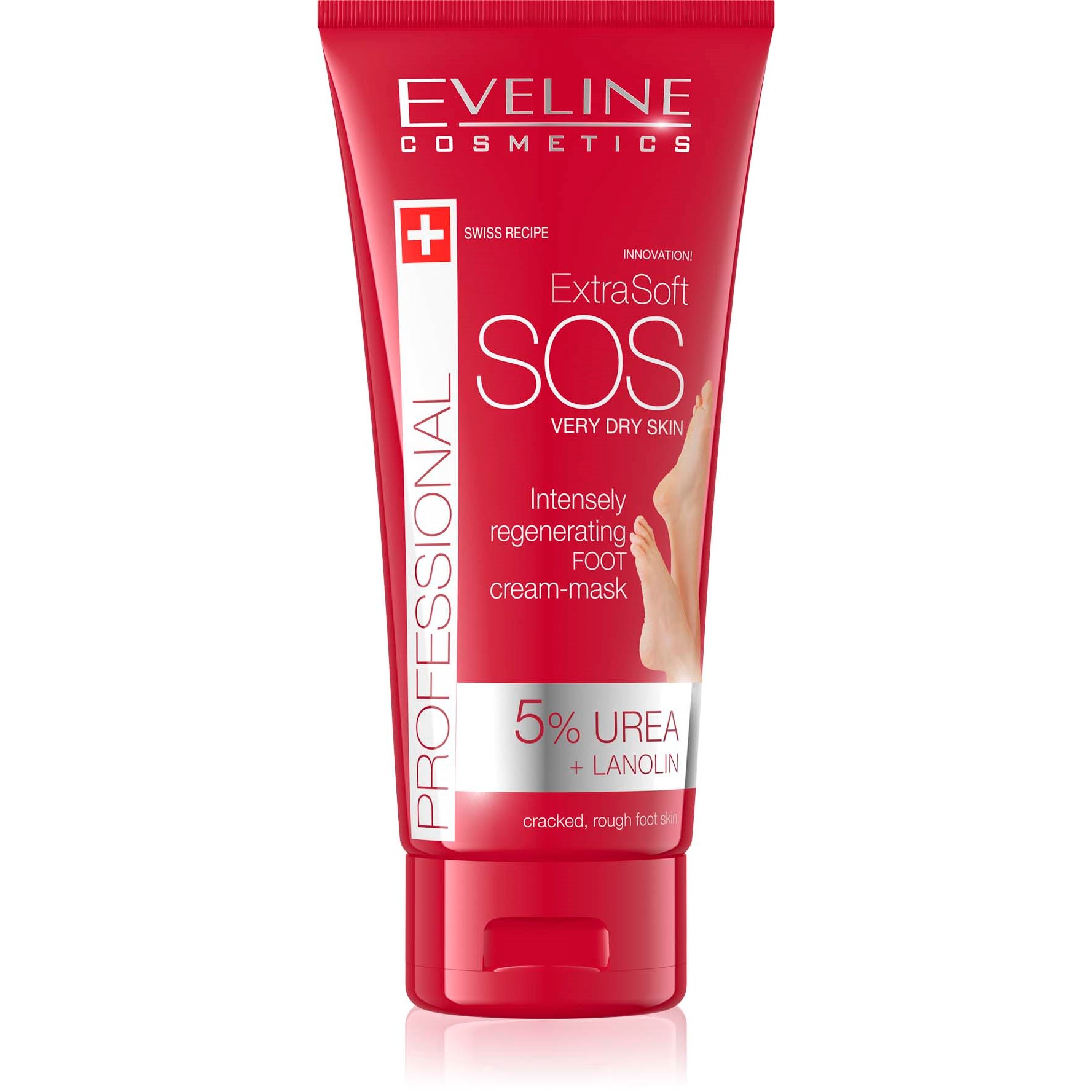 Läs mer om Eveline Cosmetics Extra Soft Sos Regenerating Foot Cream 100 ml