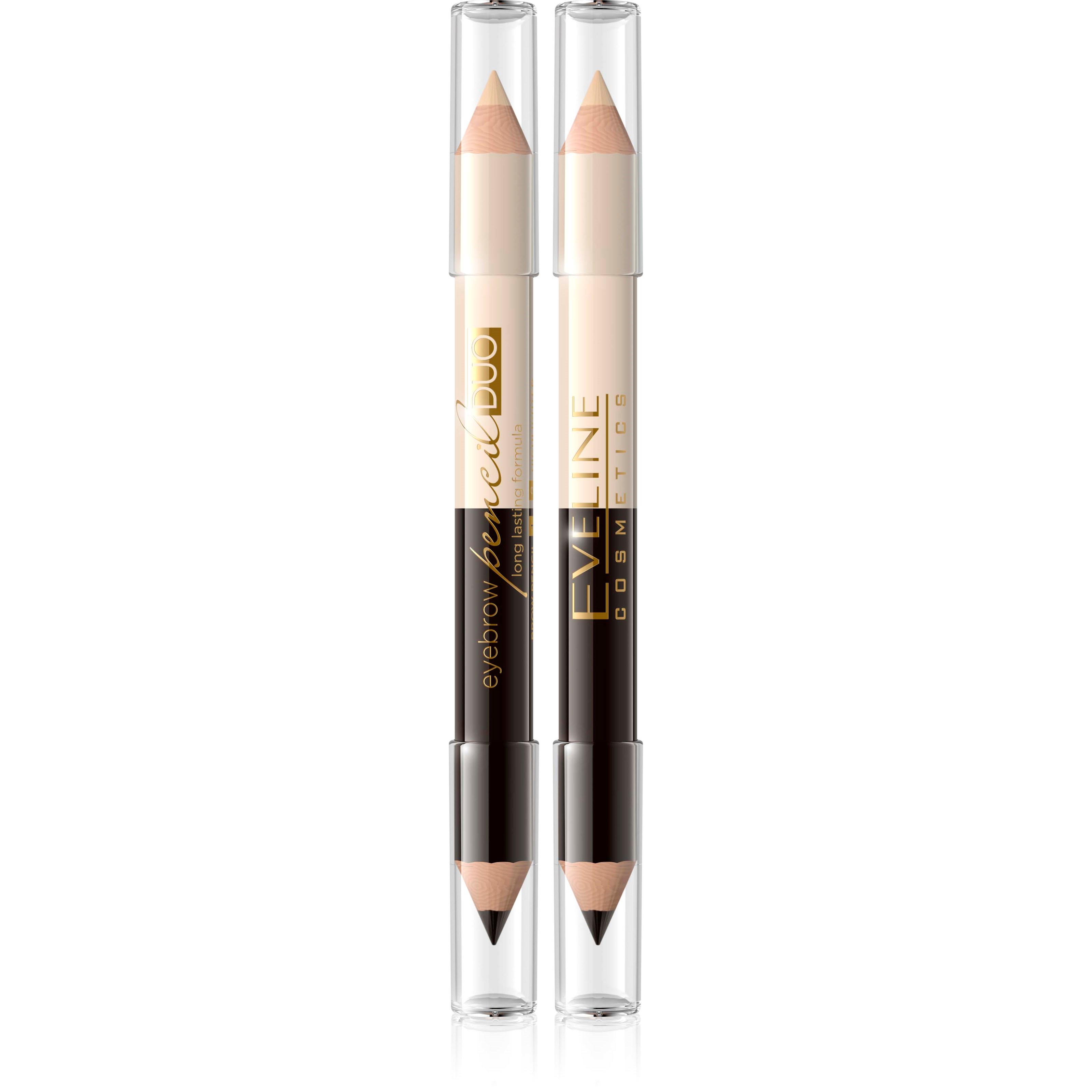 Läs mer om Eveline Cosmetics Eyebrow Pencil Duo No 2 3 g