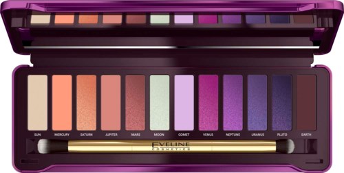 Eveline Cosmetics Paleta 12 cieni do powiek Mystic Galaxy