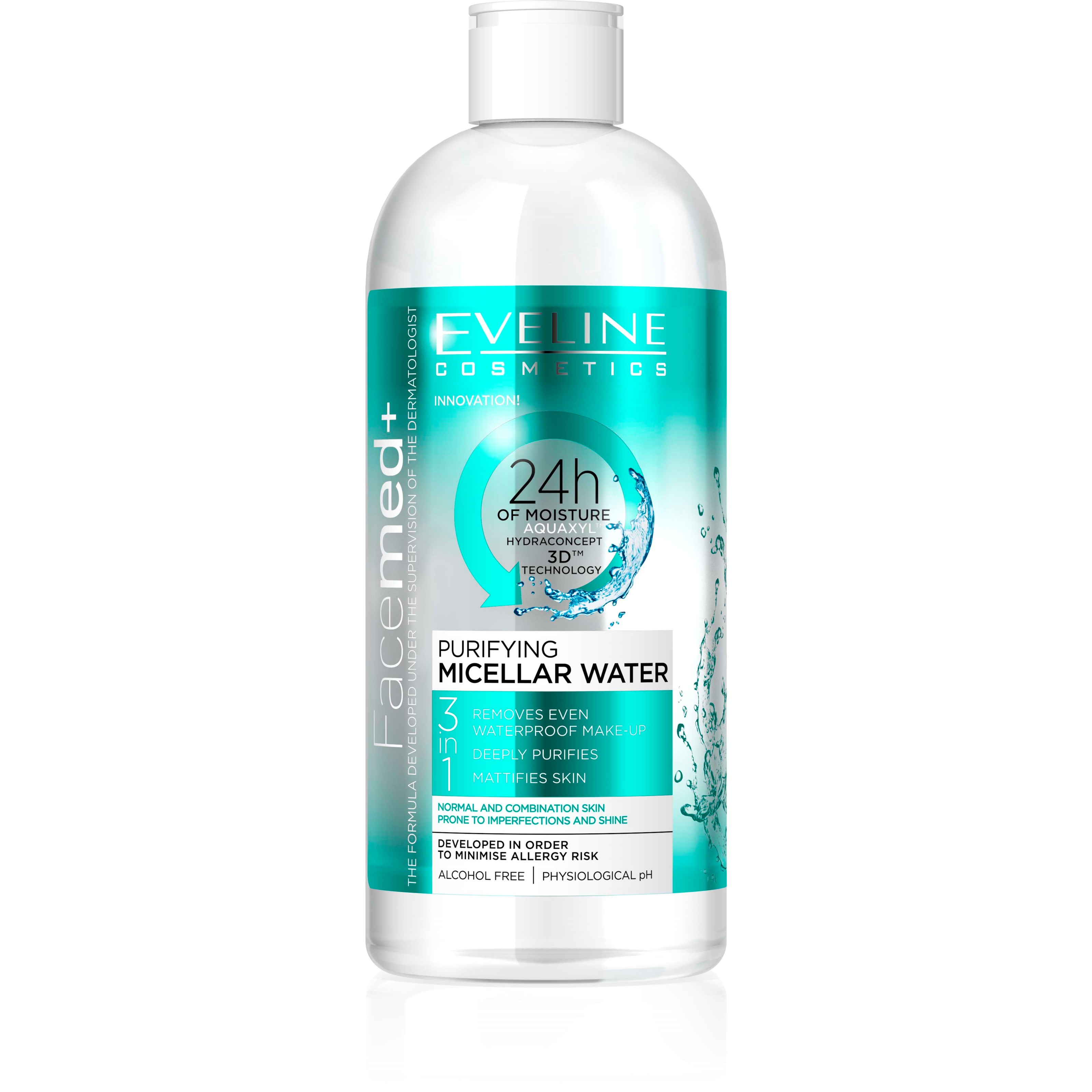 Läs mer om Eveline Cosmetics Facemed+ Purifying Micellar Water 400 ml