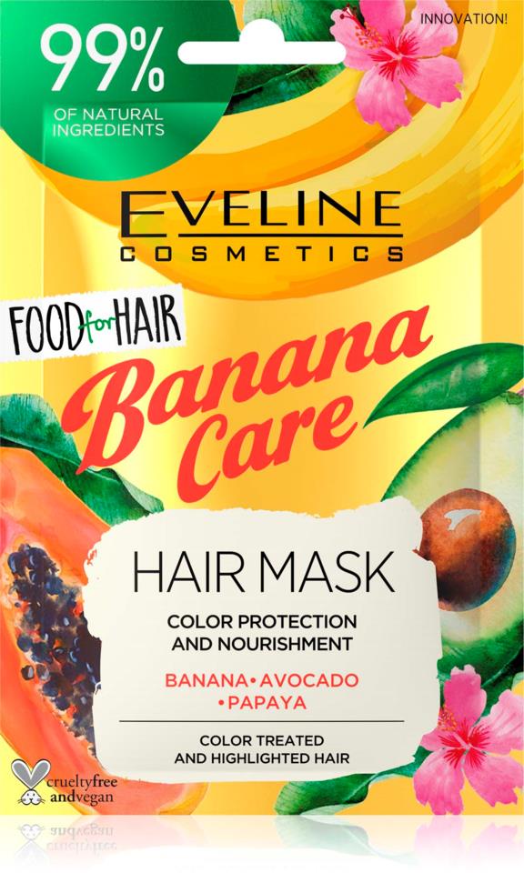 Eveline Cosmetics Food For Hair Banana Care Hair Mask 20ml