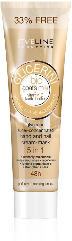 Eveline Cosmetics Glicerini Hand And Nail Cream-Mask With Go