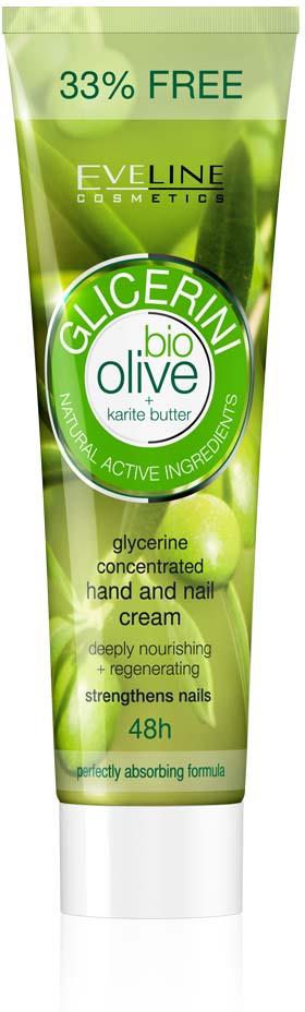 Eveline Cosmetics Glicerini Hand And Nail Cream With Olive