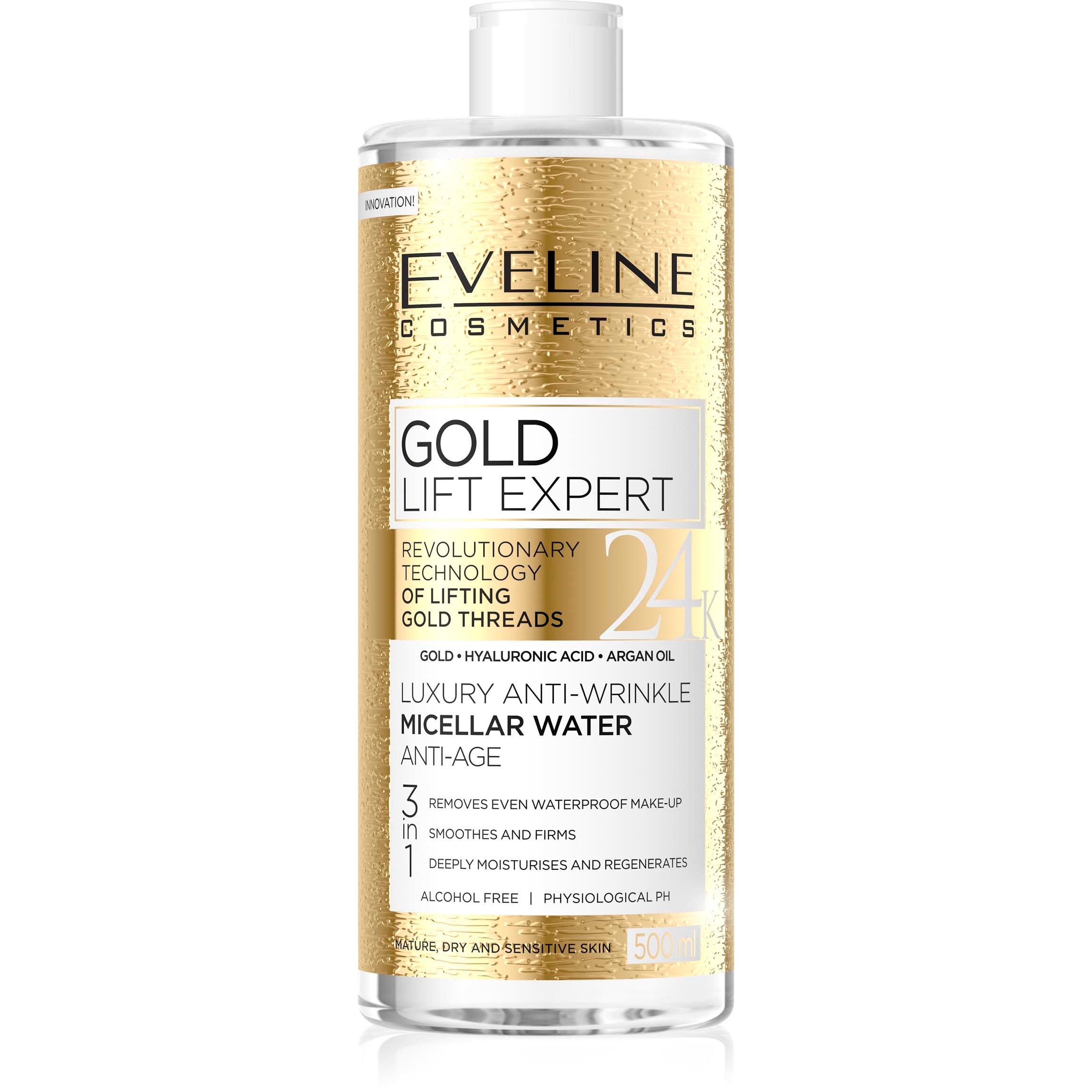 Bilde av Eveline Cosmetics Gold Lift Expert Luxury Anti-wrinkle Micellar Water