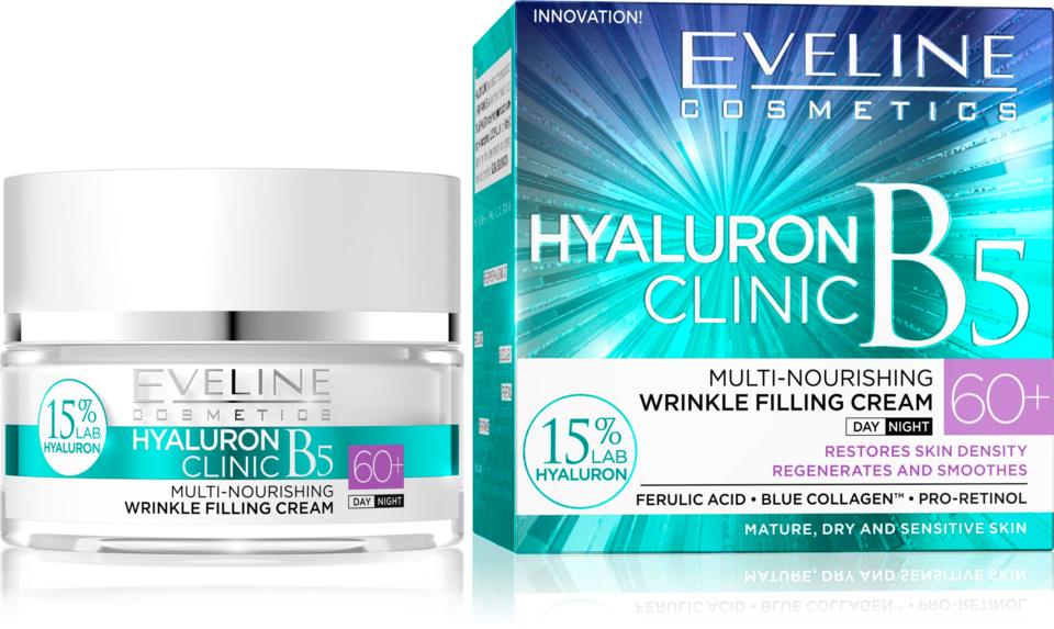Eveline Cosmetics Hyaluron Clinic Day And Night Cream 60+ 5