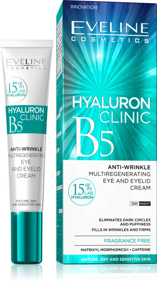 Eveline Cosmetics Hyaluron Clinic Eye And Eyelid Cream 20ml