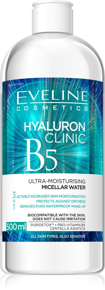 Eveline Cosmetics Hyaluron Clinic Micellar Water 500ml