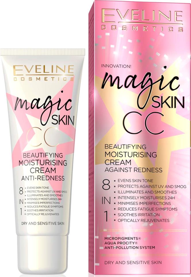 Eveline Cosmetics Magic Skin Cc Moisturising Cream Anti-Redn