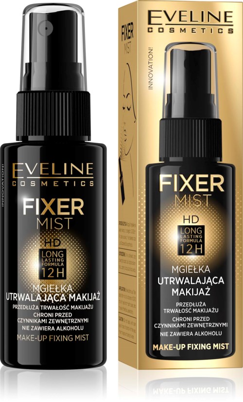 Eveline Cosmetics Hd long lasting formula 12h mgiełka utrwalająca makijaż 50 ml
