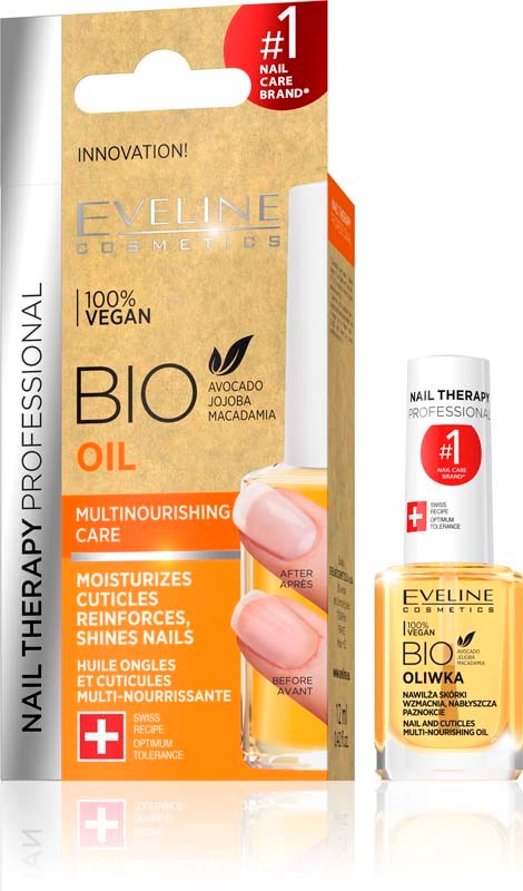 Eveline Cosmetics Nail Therapy Bio oliwka multiodżywcza pielęgnacja 12 ml