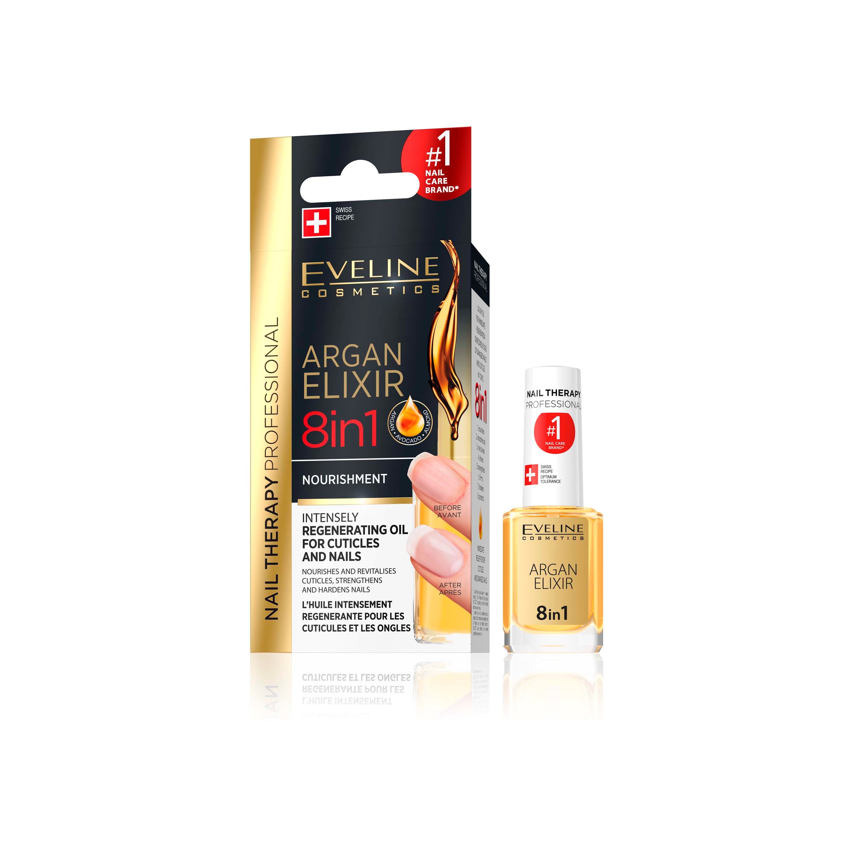 Läs mer om Eveline Cosmetics Nail Therapy Conditioner Professional Argan Elixir