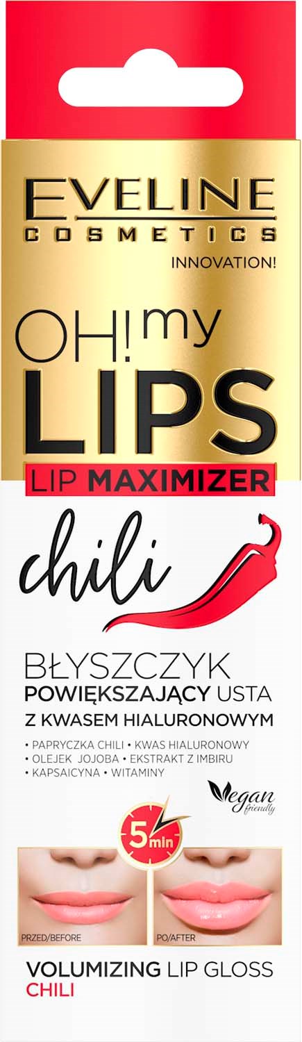 Eveline Cosmetics Oh! My Lips Lip Maximizer Błyszczyk powiększający usta Chili