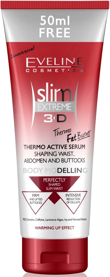Eveline Cosmetics Slim Extreme 3d Thermo Active Serum Waist Abdomen And Buttocks 250 Ml