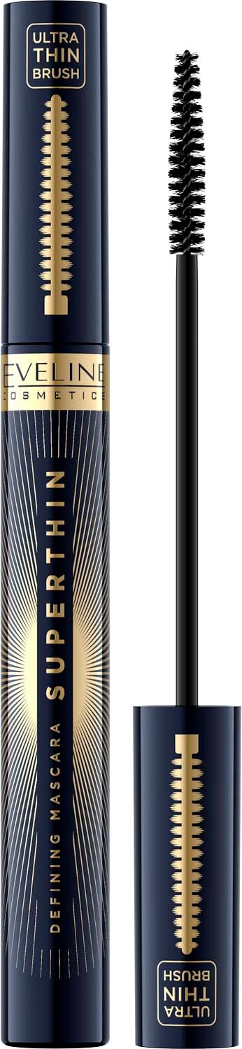 Eveline Cosmetics Superthin Defining Mascara Tusz do rzęs z precyzyjną szczoteczką 6 ml
