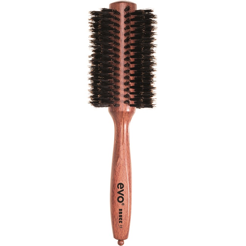 Läs mer om Evo Brushes Bruce 28 Natural Bristle Radial Brush