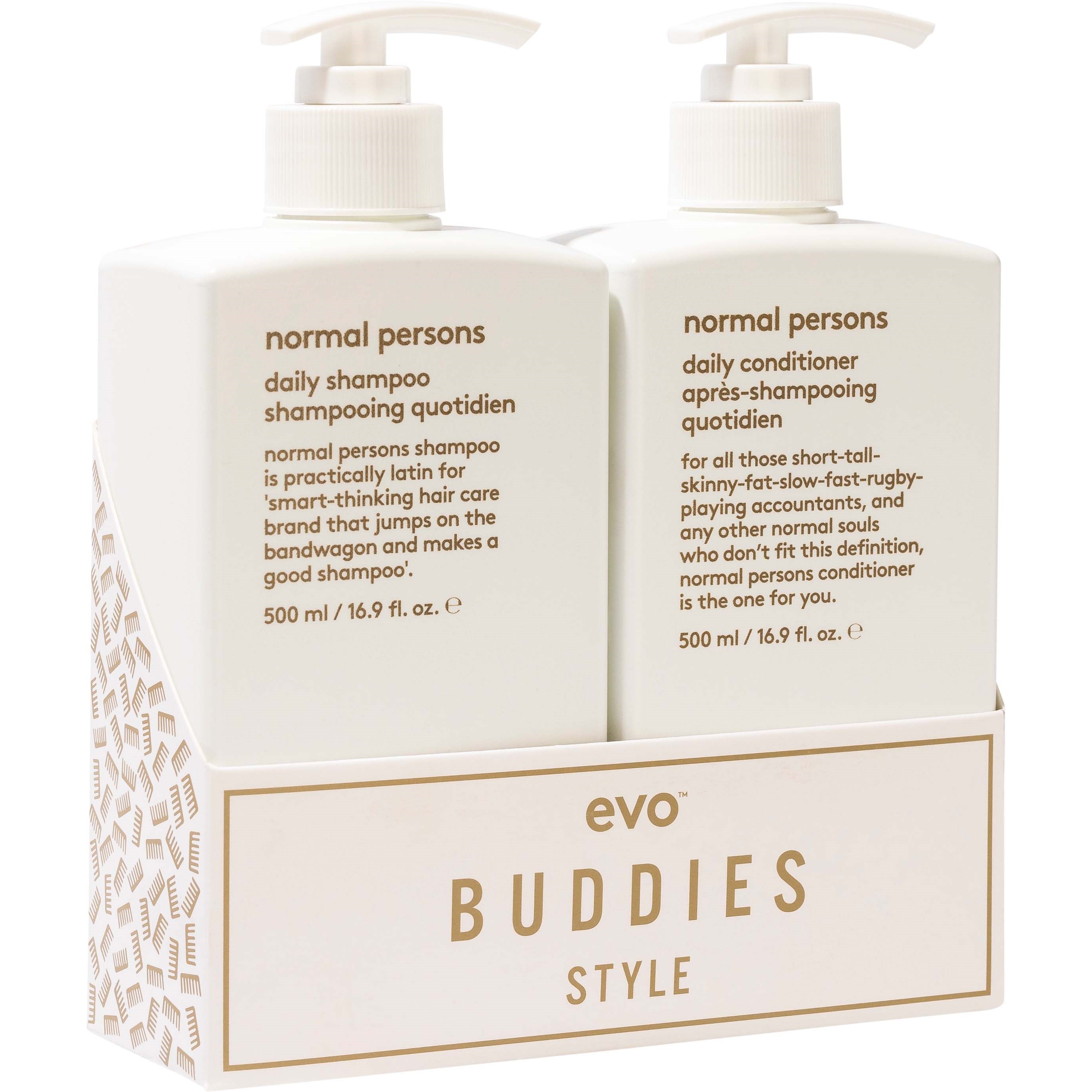 Evo Buddies Style Shampoo 500 ml & Conditioner 500 ml