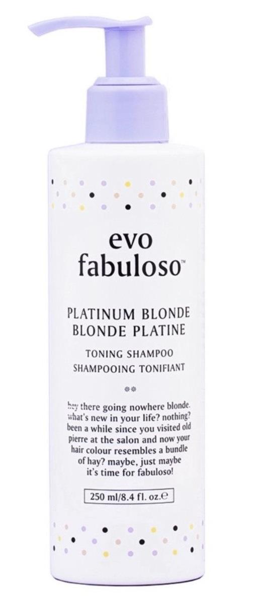 Evo Fabuloso Platinum Blonde Toning Shampoo 250 ml