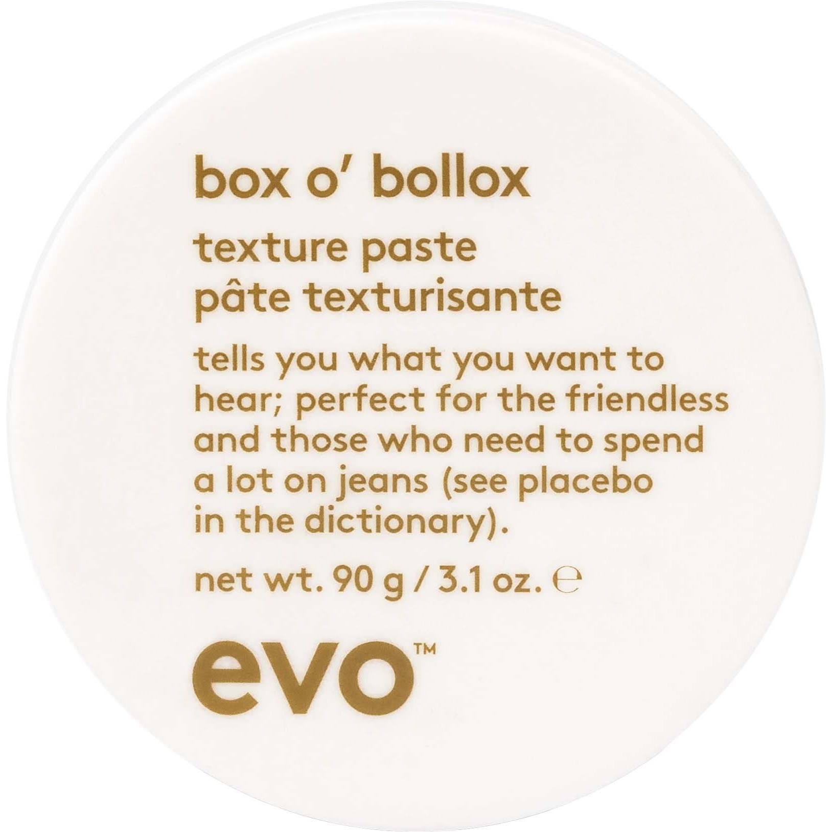 Evo Style Box O' Bollox Texture Paste - Pasta do stylizacji włosów 90