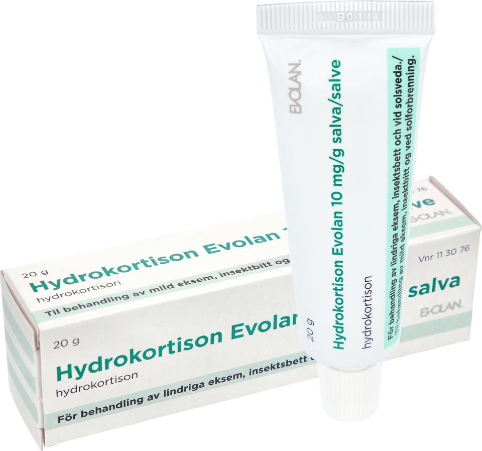 Evolan Hydrokortisonsalva 10 mg/g 20 g
