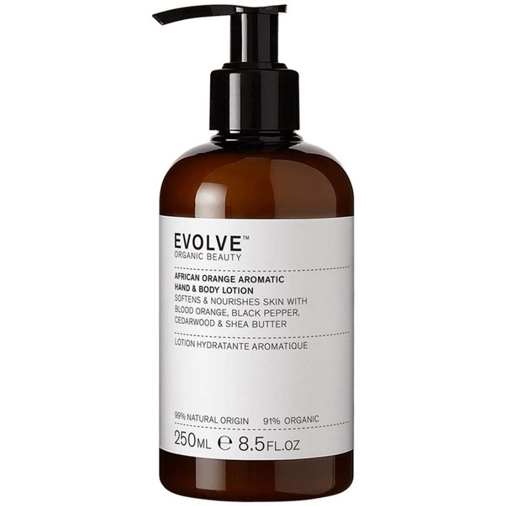 Evolve Organic Beauty African Orange Aromatic Lotion, 250 ml.