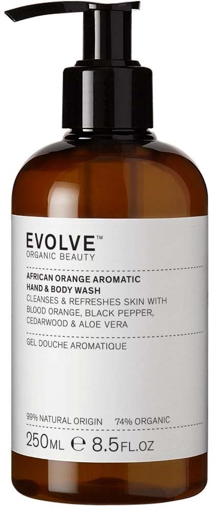 Evolve Organic Beauty African Orange Aromatic Hand & Body Wash 250 ml