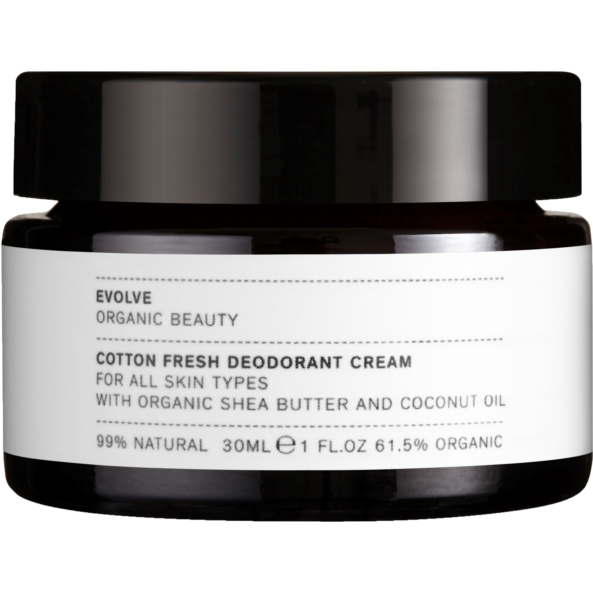 Läs mer om Evolve Cotton Fresh Natural Deodorant Cream 30 ml