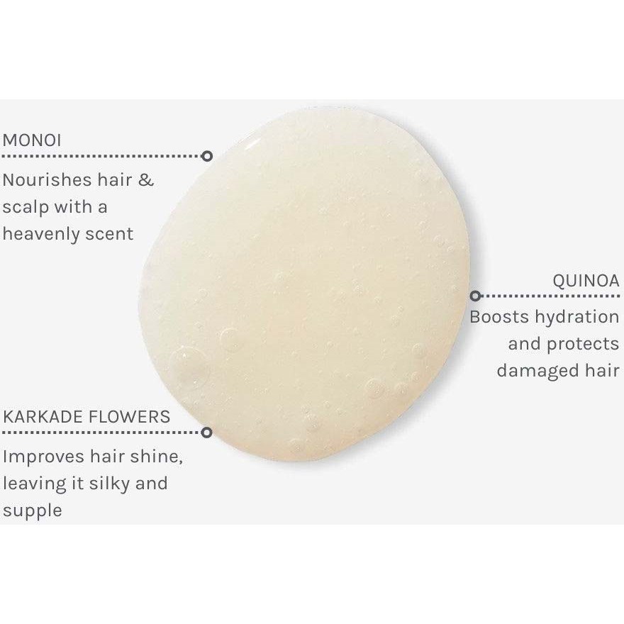 Evolve Organic Beauty Monoi Rescue Shampoo 250 ml (obrázok 3)