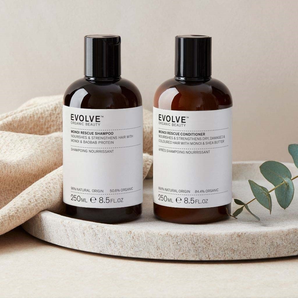 Evolve Organic Beauty Monoi Rescue Shampoo 250 ml (obrázok 5)