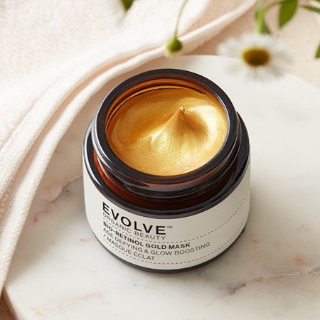 Evolve Organic Beauty Bio-Retinol Gold Face Mask 60 ml (obrázok 3)