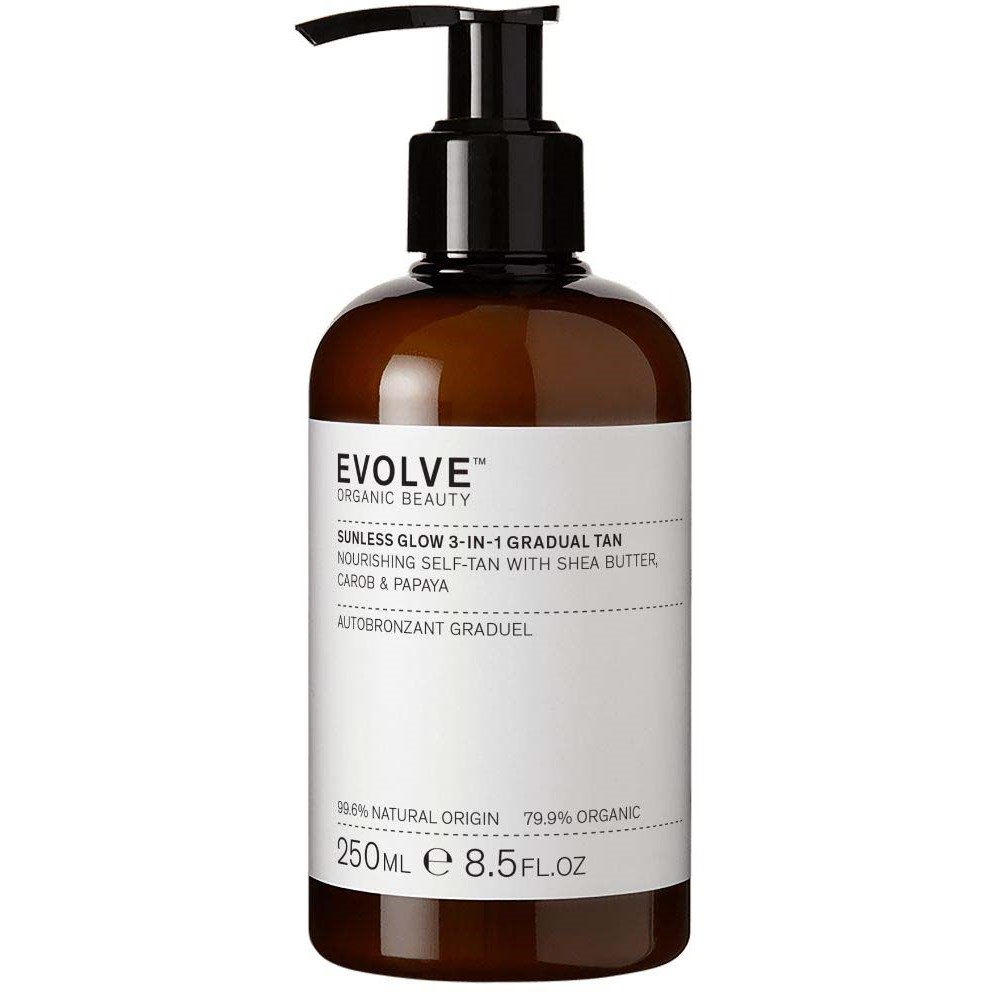 Evolve Organic Beauty Sunless Glow 3-in-1 Gradual Tan 250 ml