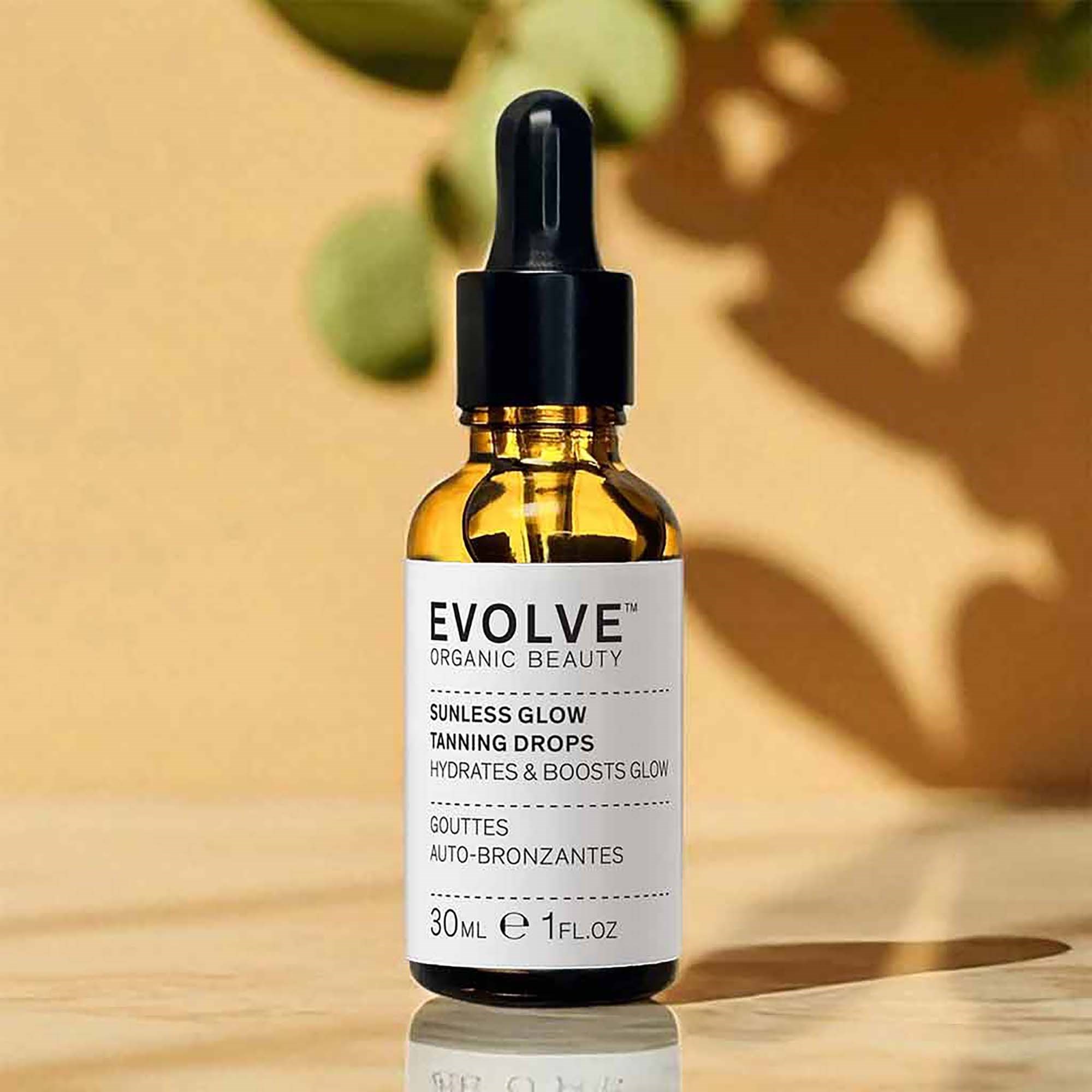 Evolve Organic Beauty Sunless Glow Tanning Drops 30 ml (obrázok 4)