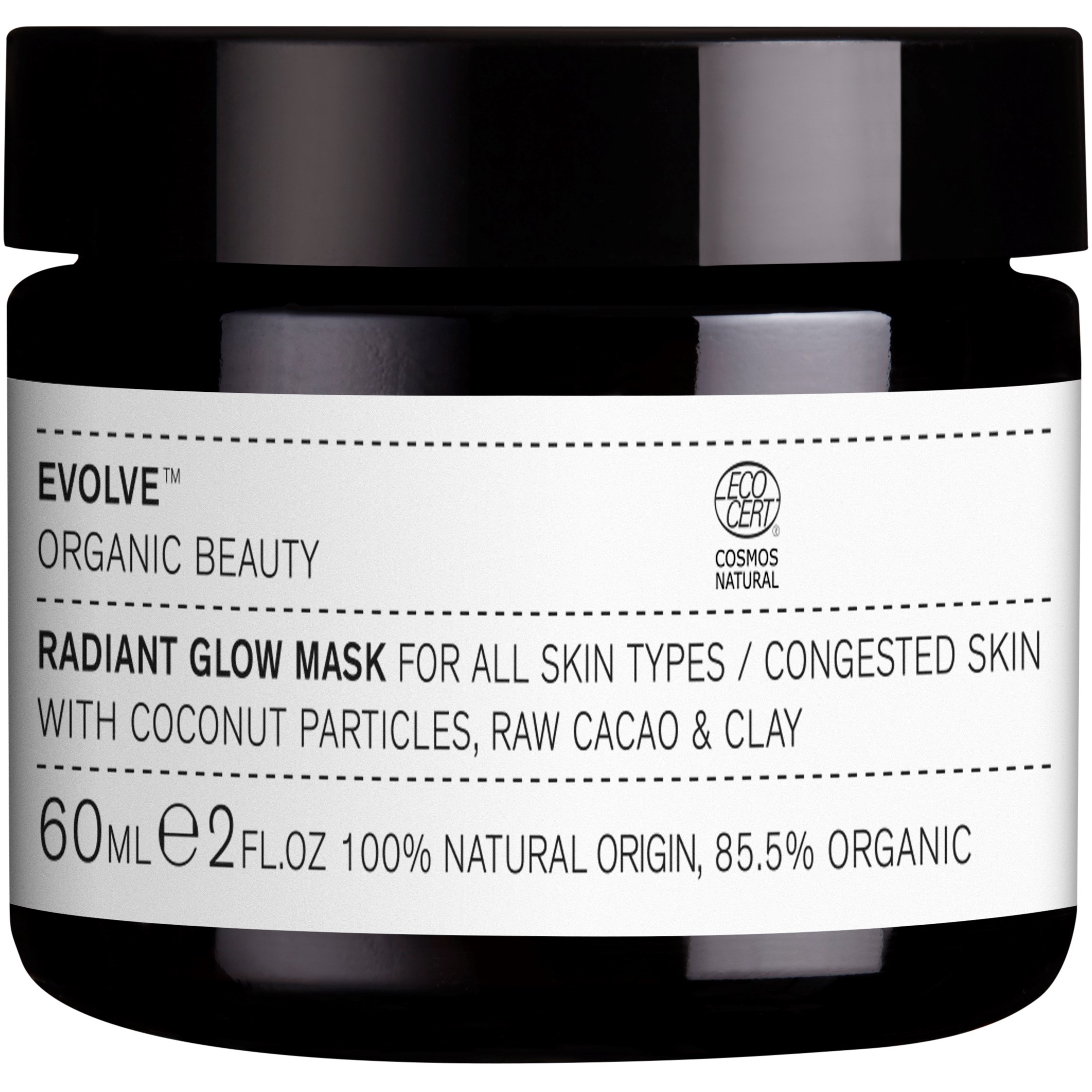 Läs mer om Evolve Radiant Glow Mask with Coconut Particles 60 ml