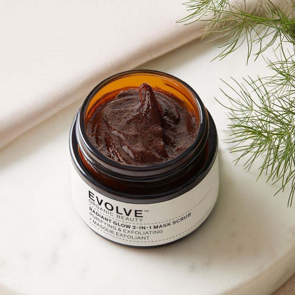 Evolve Organic Beauty Radiant Glow 2-in-1 Mask Scrub 60 ml (obrázok 5)
