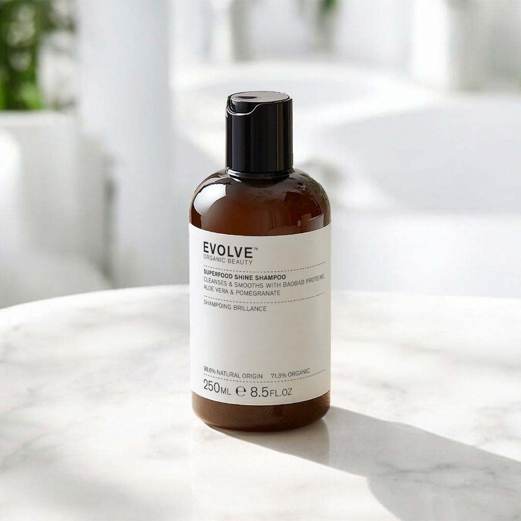 Evolve Organic Beauty Superfood Shine Shampoo 250 ml (obrázok 4)