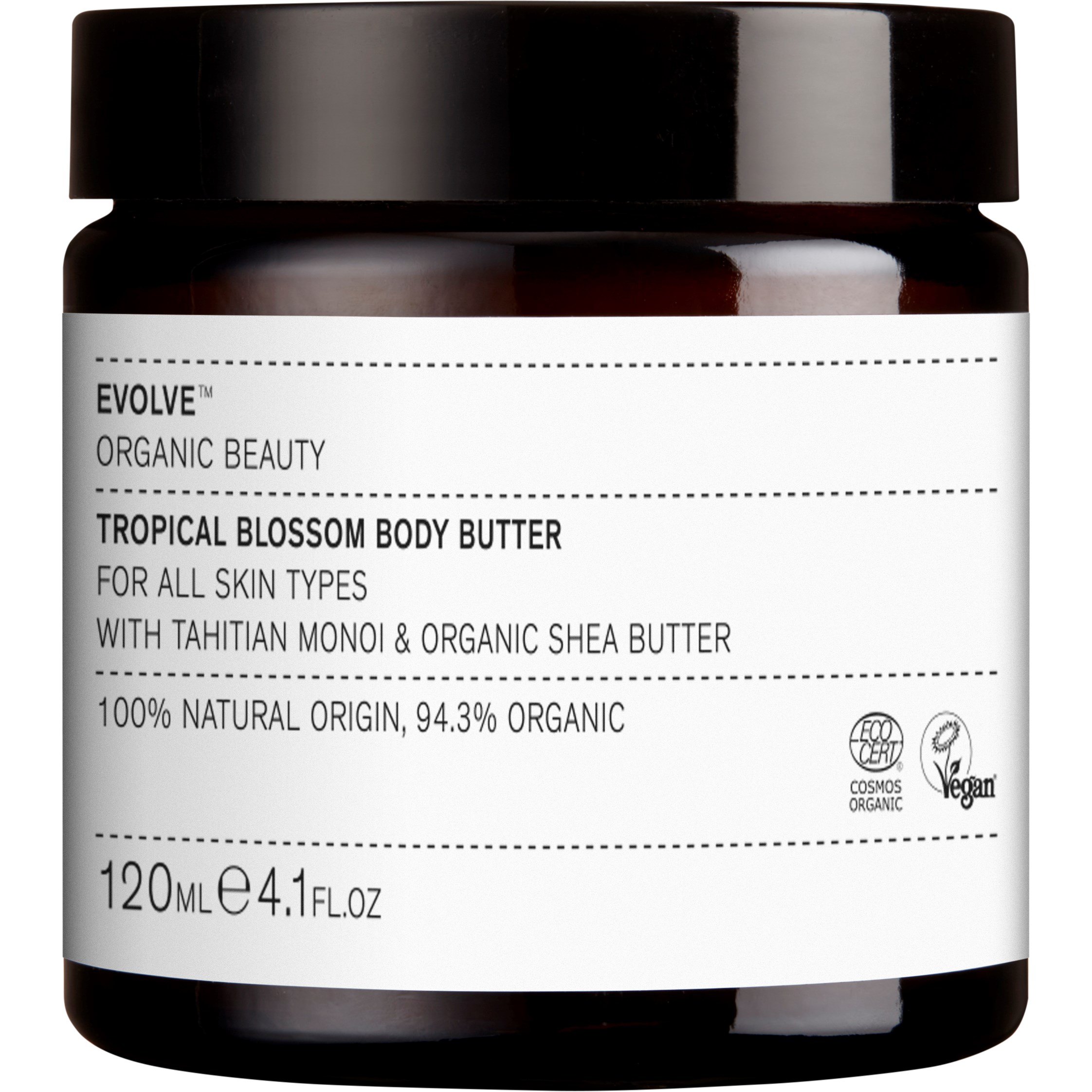 Läs mer om Evolve Tropical Blossom Organic Body Butter 120 ml