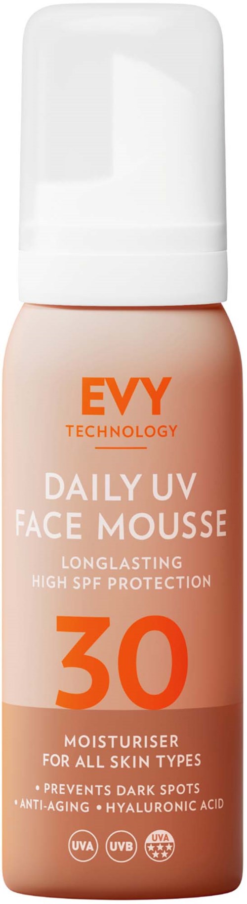 EVY Daily UV Face Mousse SPF 30 75 ml