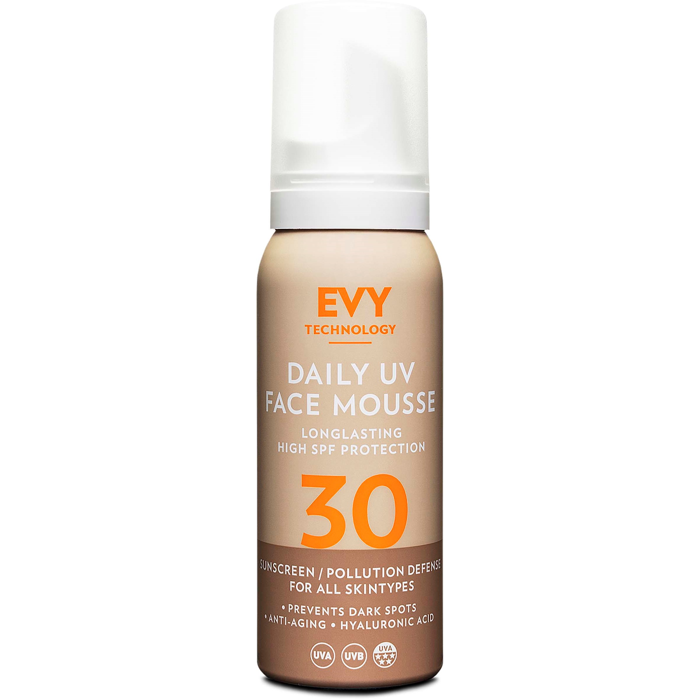 EVY Daily UV Face Mousse SPF 30 - 75ml
