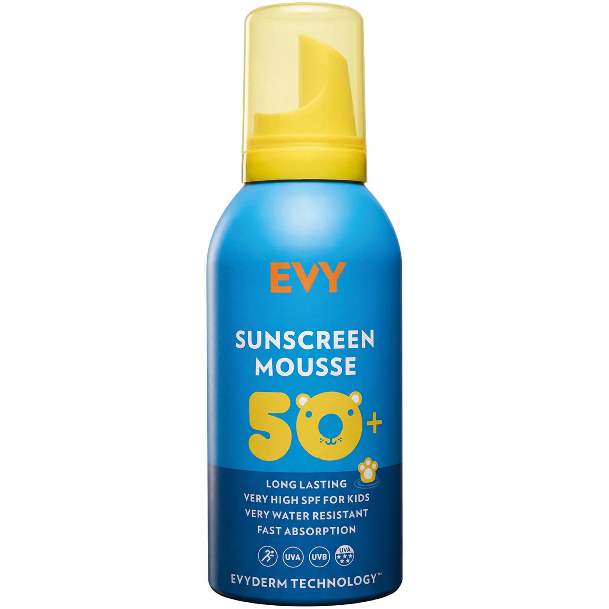 EVY Suncreen Mousse Spf 50 For children 150 ml